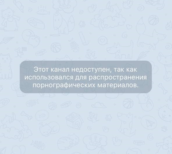 Этот канал недоступен так как использовался для распространения... Варианты обхода.
